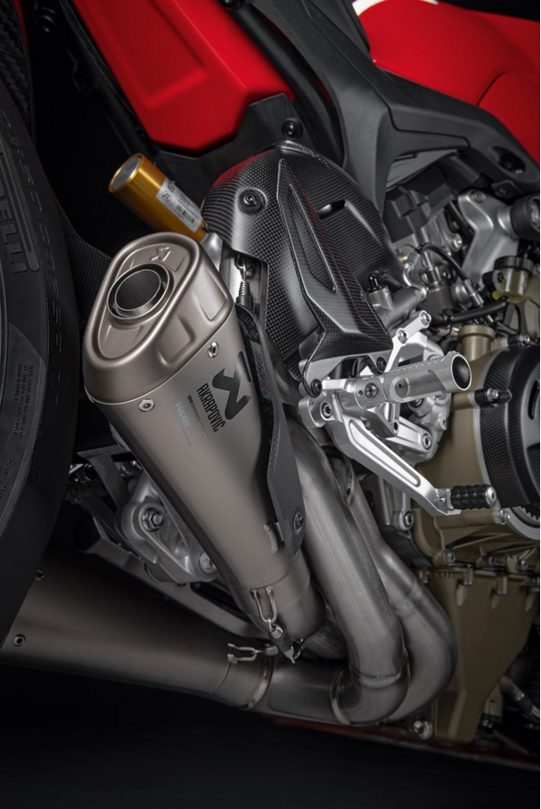 Ducati Streetfighter V4 (2020-2022) Akrapovic Titanium Full Race Exhaust System 96481653AA thumbnail 2