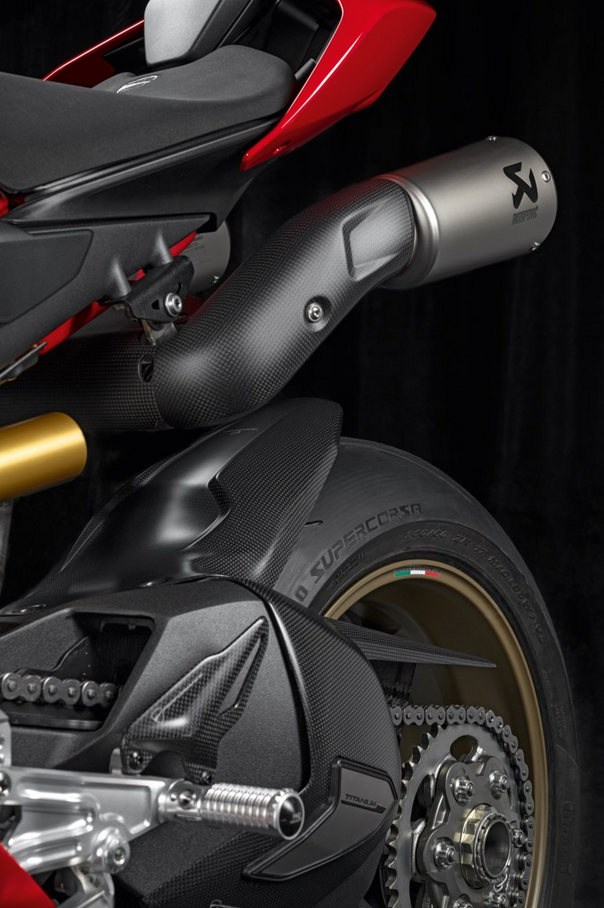 Ducati Panigale V4 2022-2024 Akrapovič Titanium High Mount Full Race Exhaust System 96482001A thumbnail 2