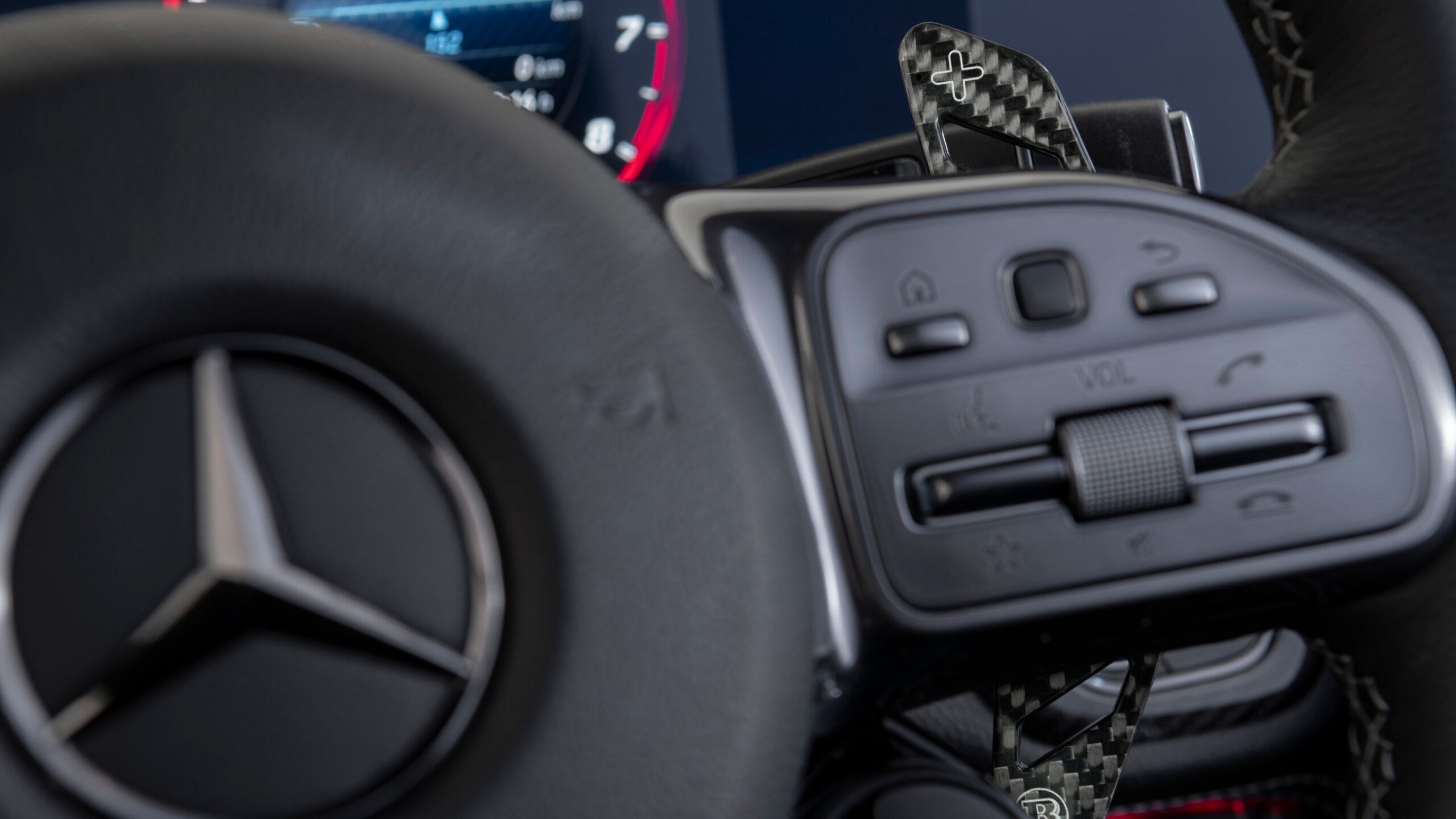 Carbon paddle shifters for Mercedes – Z 223 – Maybach S 580 / S 680