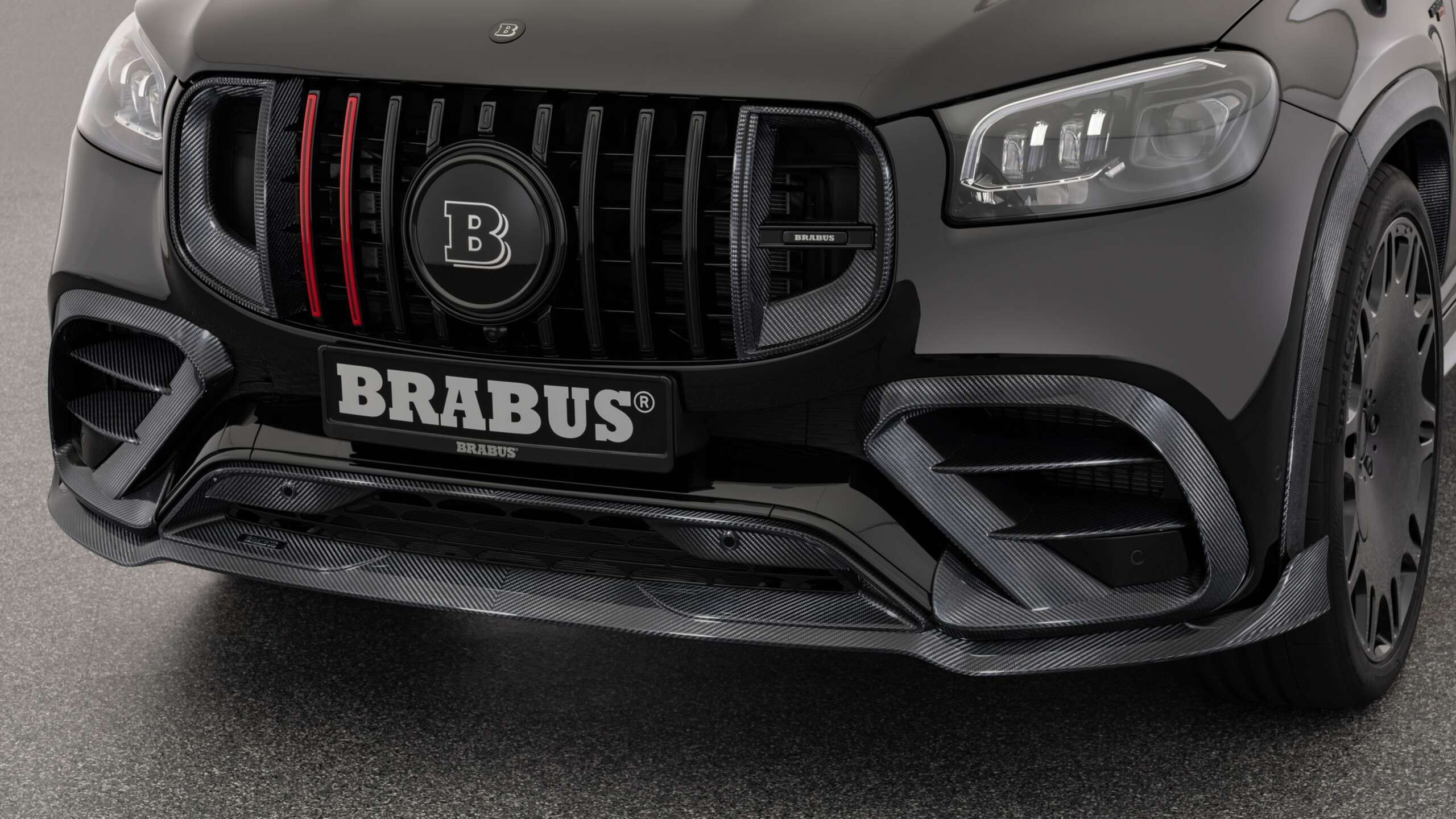 Carbon Front Spoiler for Mercedes – C 167 – AMG GLE 63