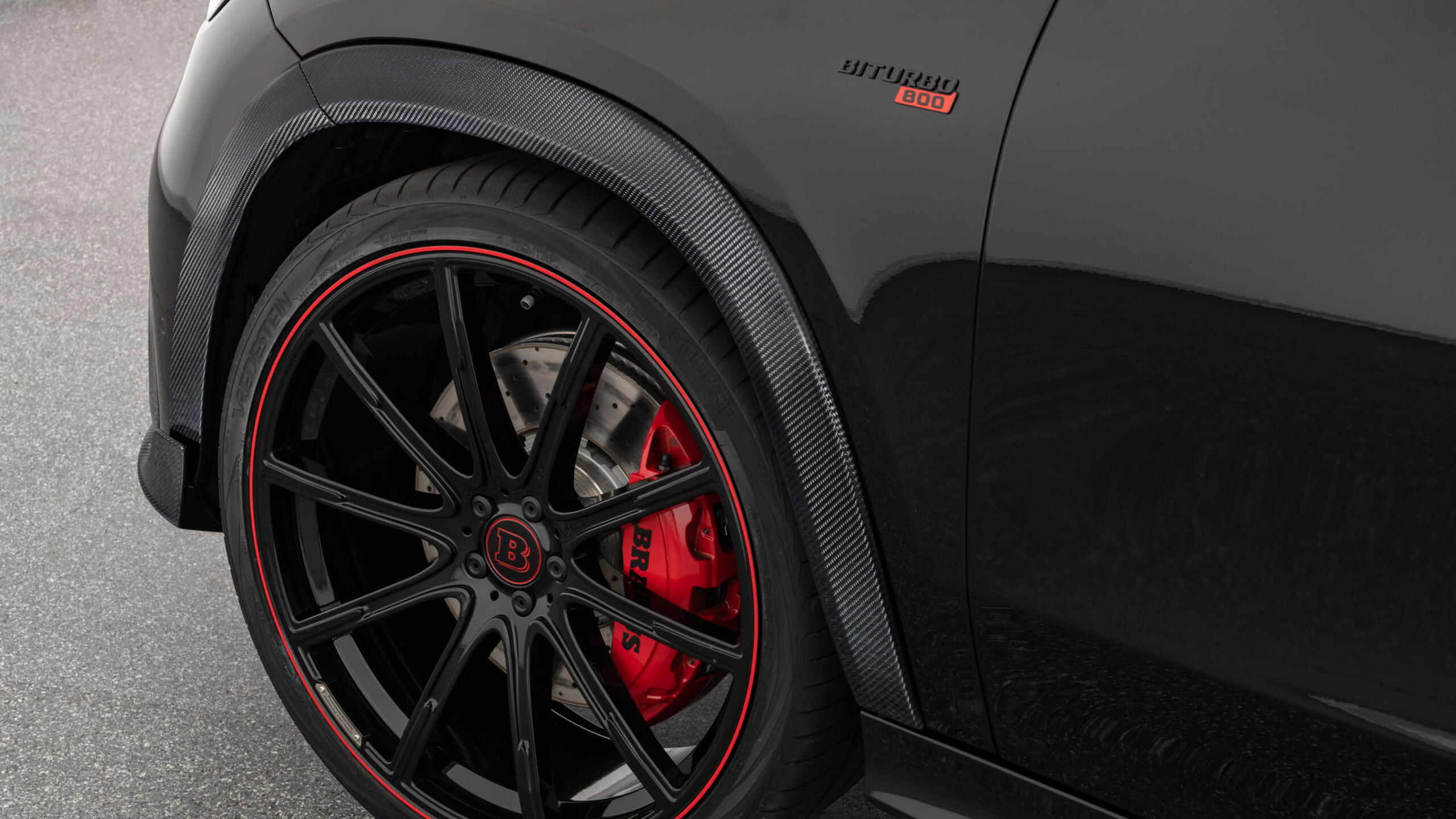 Carbon fender add-on parts for Mercedes – V 167 – AMG GLE 63