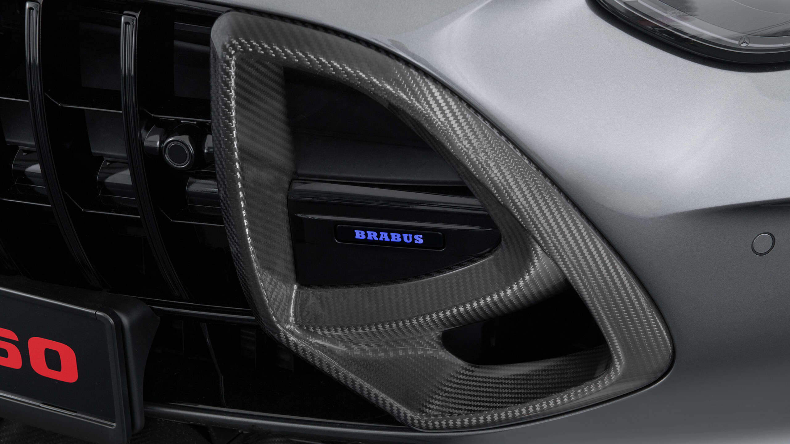 Carbon front grille inserts for Mercedes – C 192 – AMG GT 63