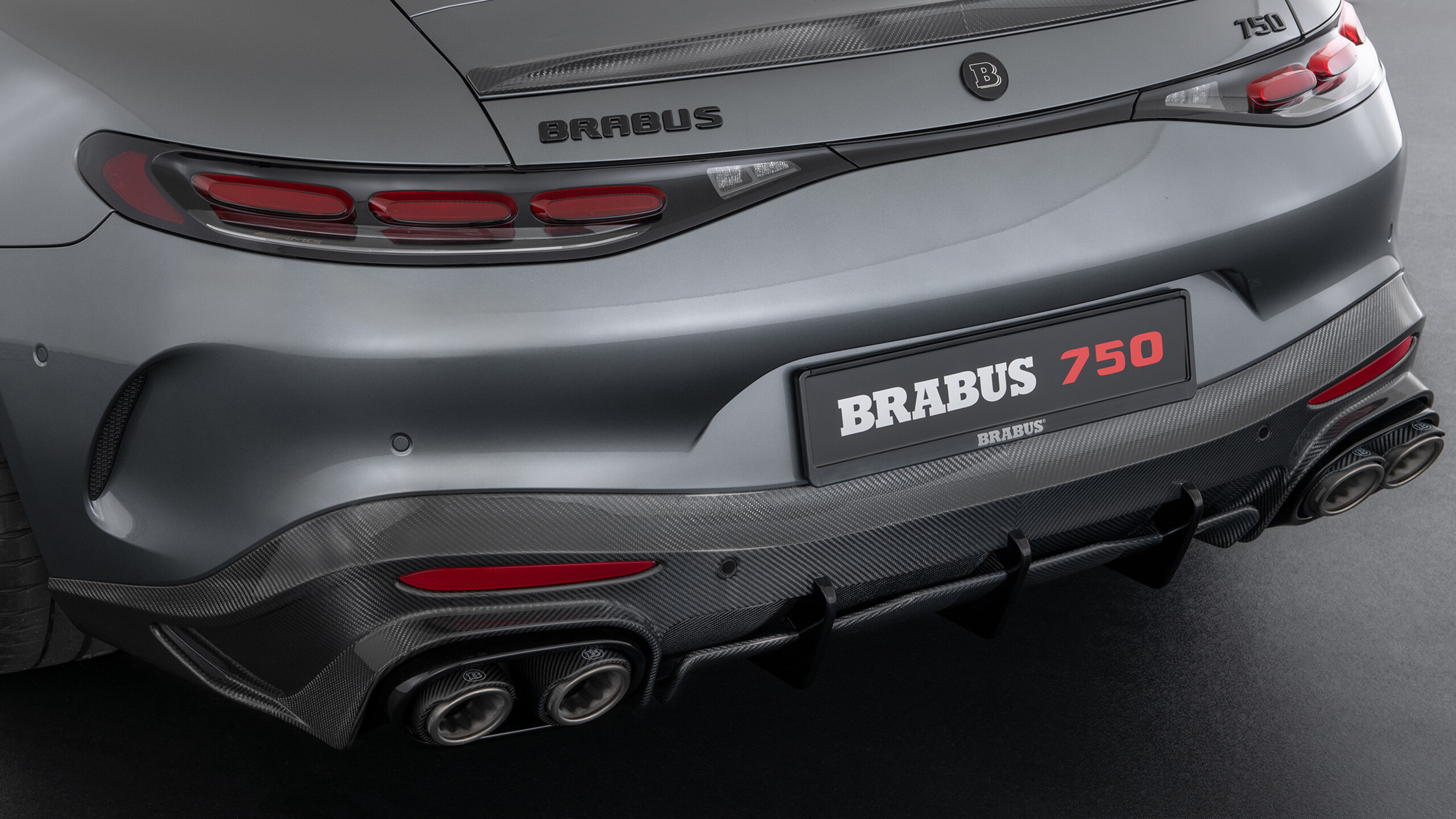 Carbon rear diffuser for Mercedes – C 192 – AMG GT 63