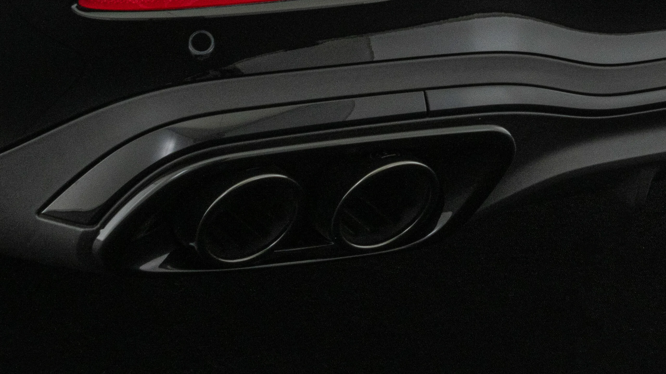 Tailpipe insert for Mercedes – S 206 – AMG Line