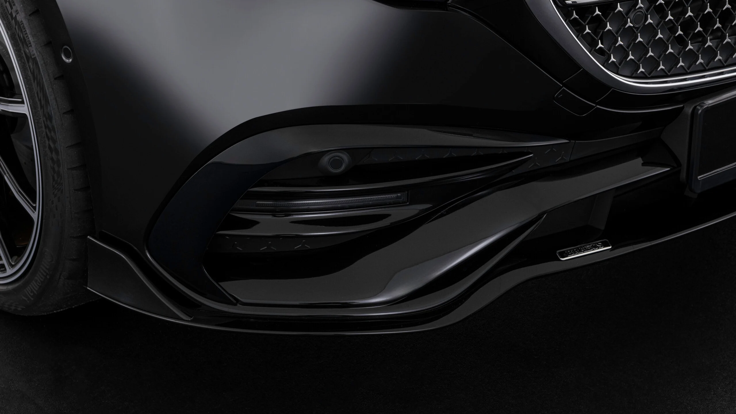 Подовжувачі переднього бампера для Mercedes – S 214 – AMG Line - 1
