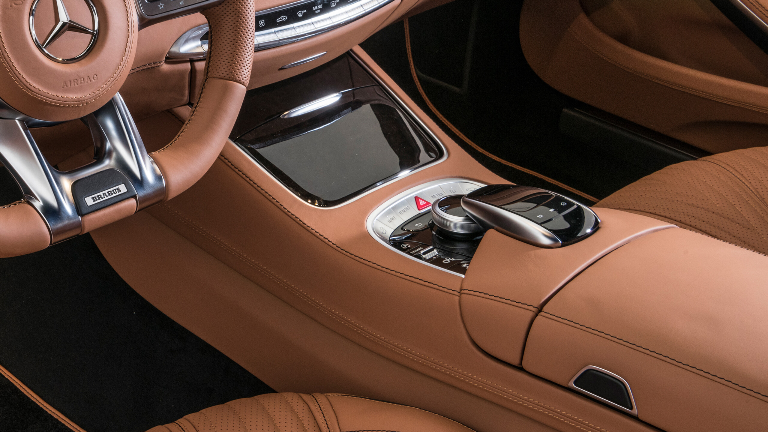 Leather center console for Mercedes – C 217 – AMG S 63