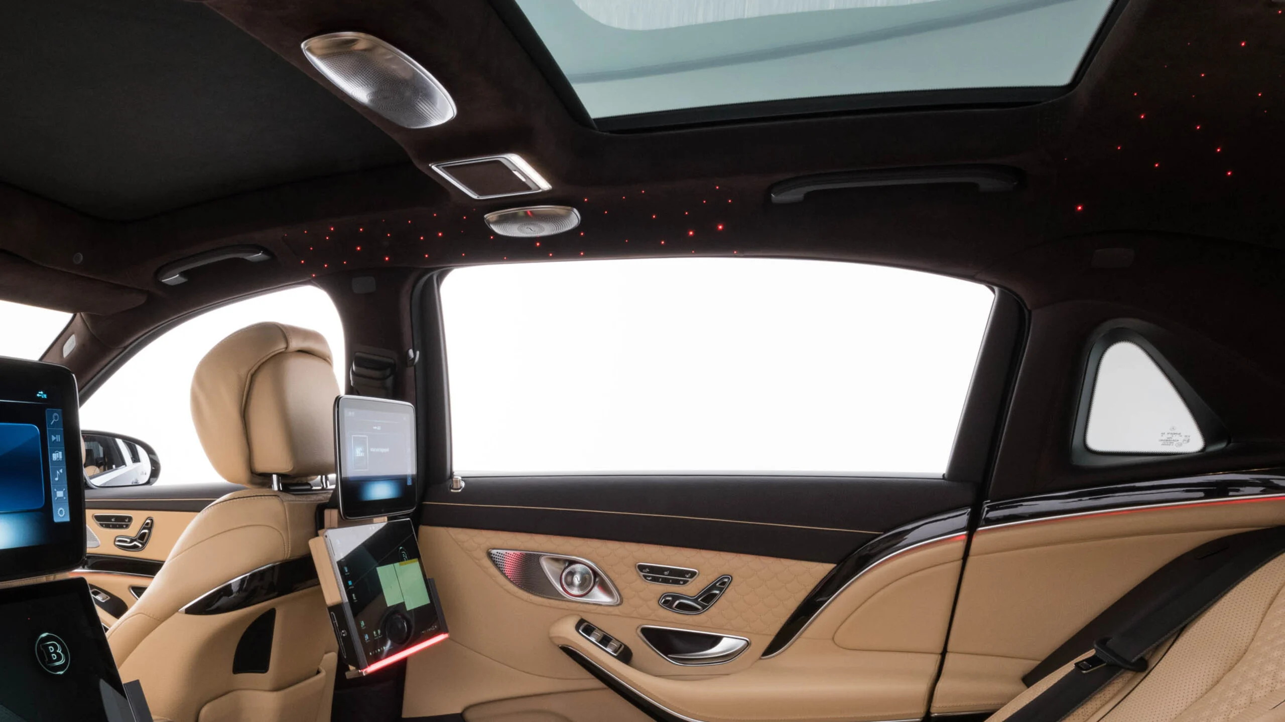 Leather – trimmed A – , B – and C – pillars for Mercedes – C 217 – AMG S 63