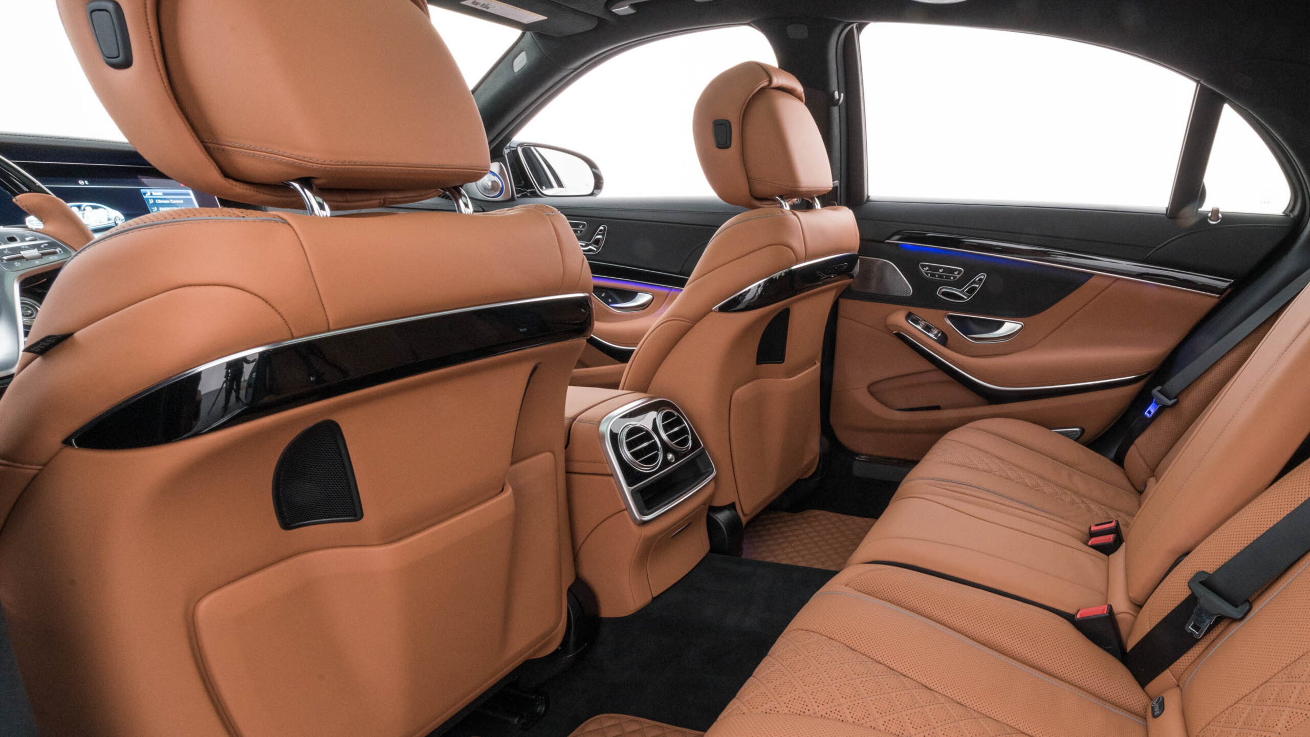Leather backs front seats for Mercedes – C 217 – AMG S 63