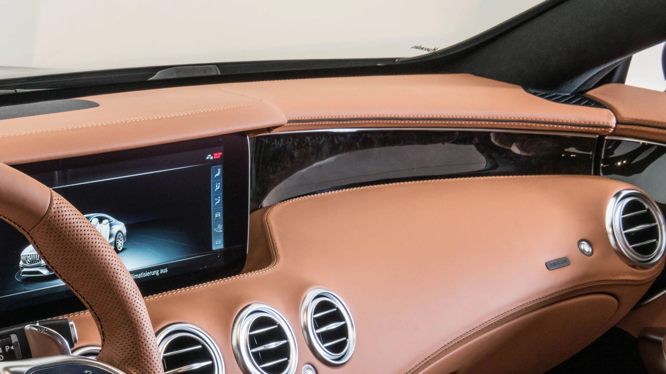 Leather upper section of dashboard for Mercedes – C 217 – AMG S 63