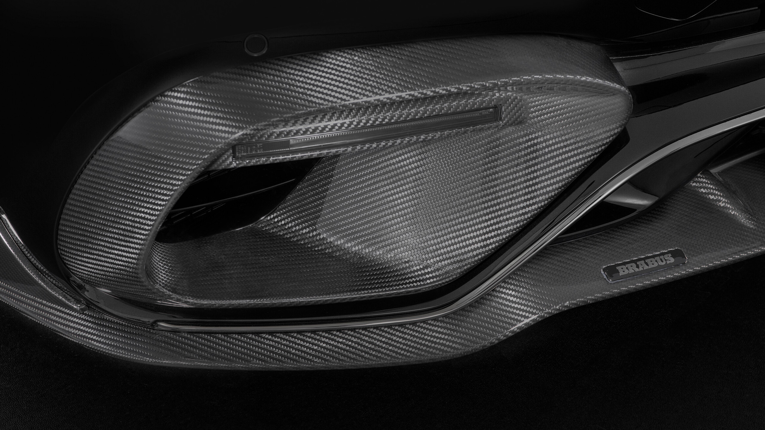 Carbon front fascia attachments for Mercedes – V 223 – AMG S 63