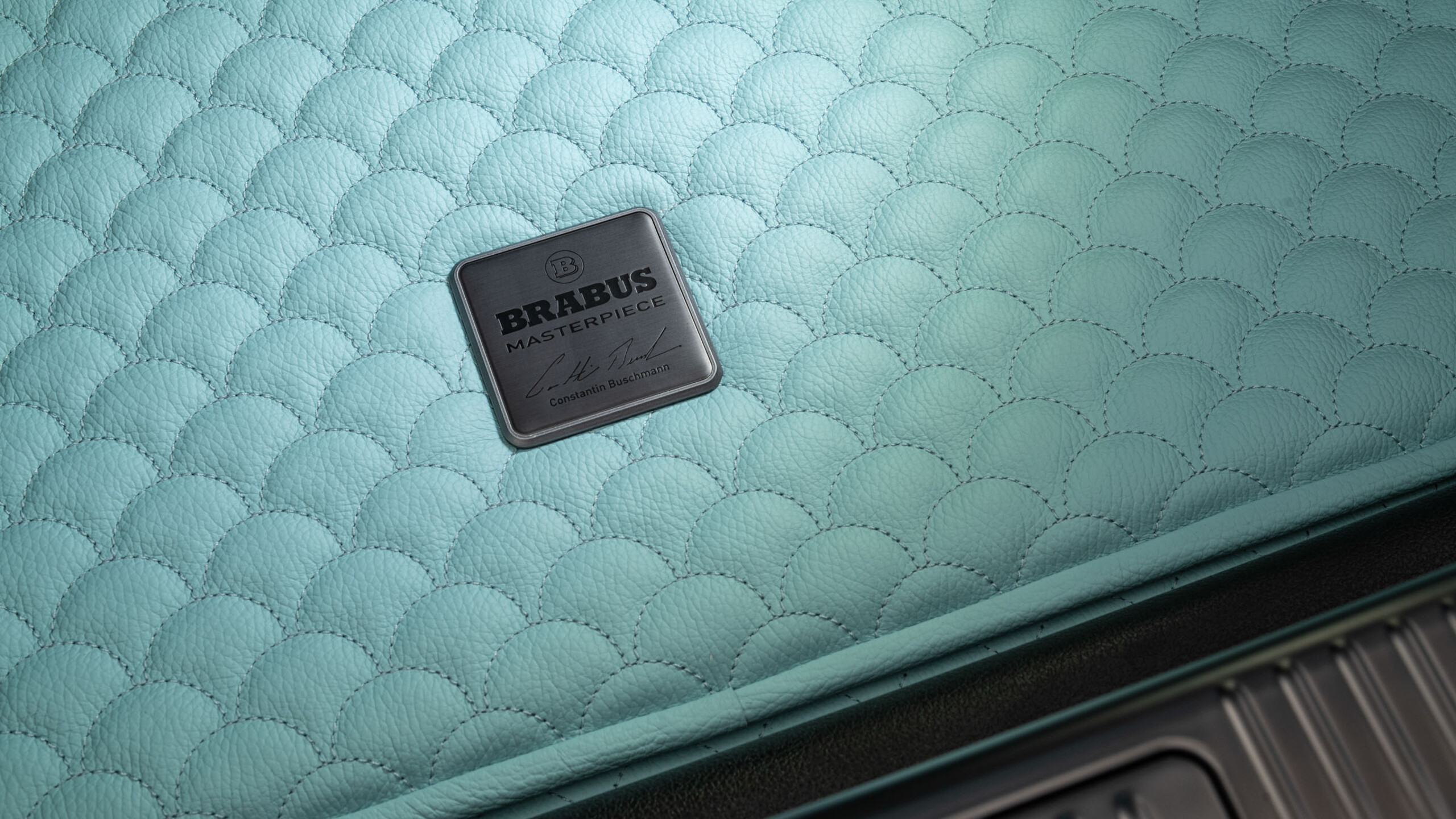 Leather trunk mat quilted for Mercedes – Z 223 – Maybach S 580 / S 680
