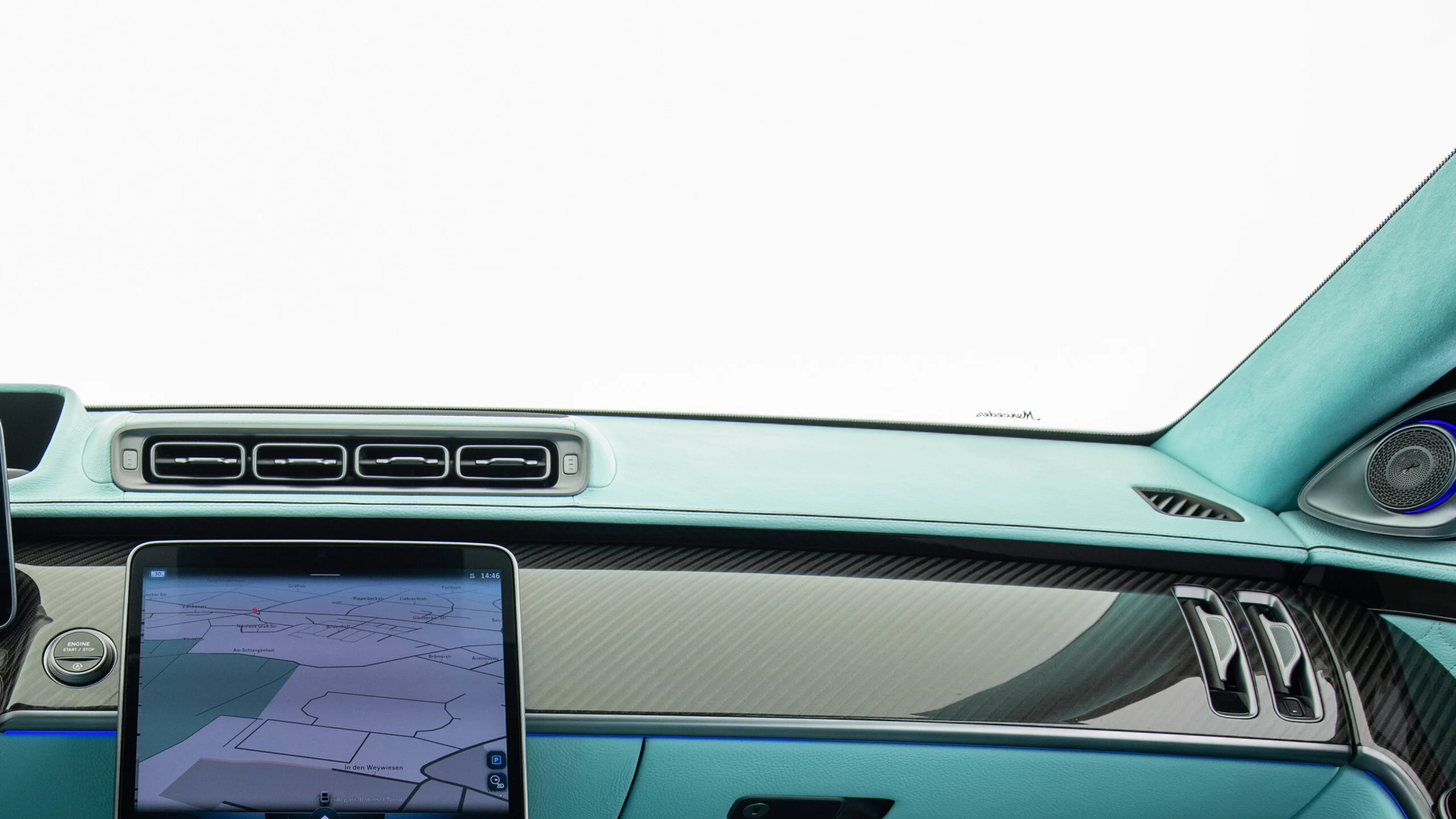 Leather upper section of dashboard for Mercedes – Z 223 – Maybach S 580 / S 680