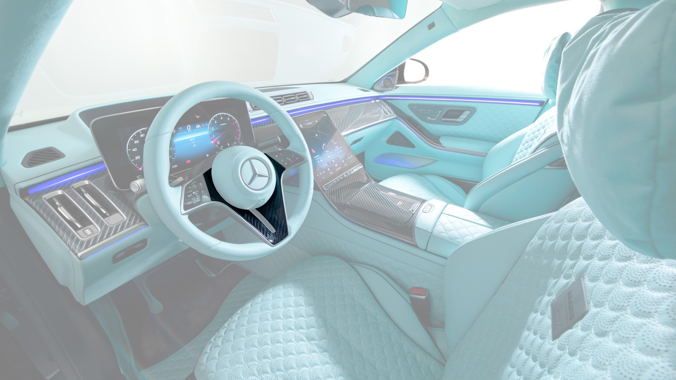 Carbon Signature spoke for steering wheel for Mercedes – Z 223 – Maybach S 580 / S 680
