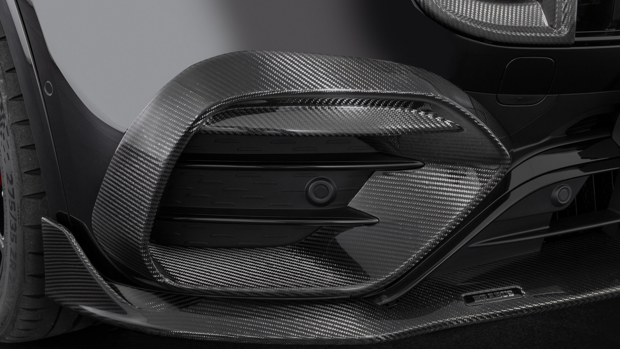 Carbon front fascia attachments for Mercedes – X 254 – AMG GLC 63