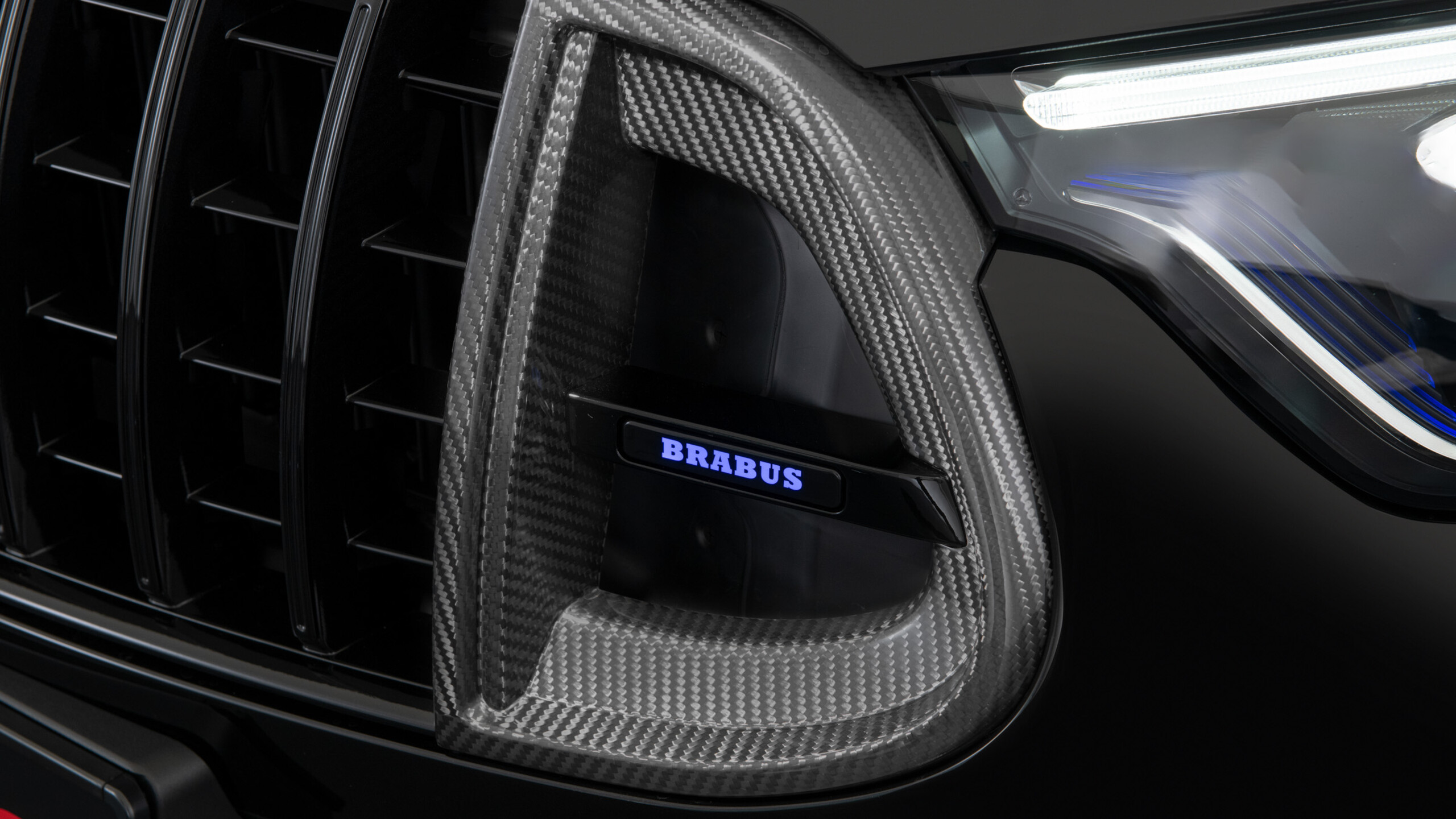 Carbon front grille inserts for Mercedes – X 254 – AMG GLC 63 - 1