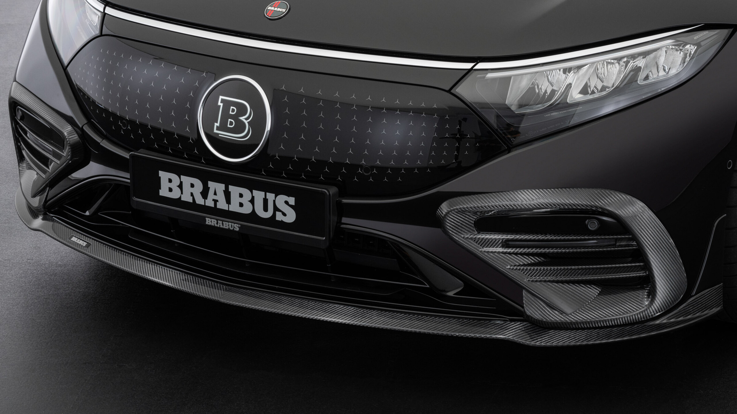 Carbon front spoiler for Mercedes – V 297 – EQS