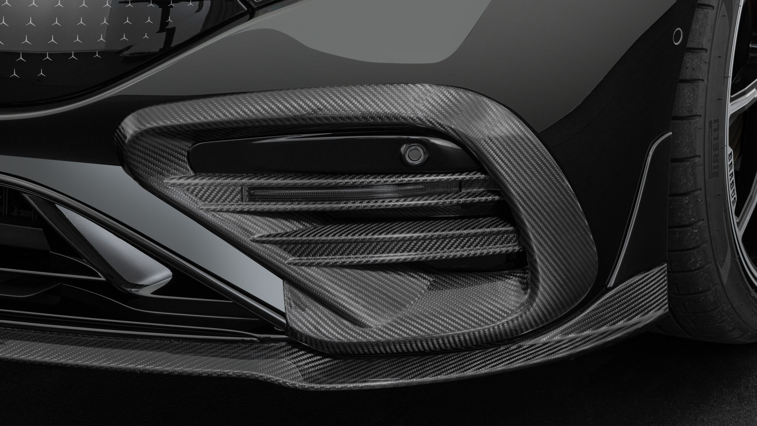Carbon front add – on parts for Mercedes – V 297 – EQS