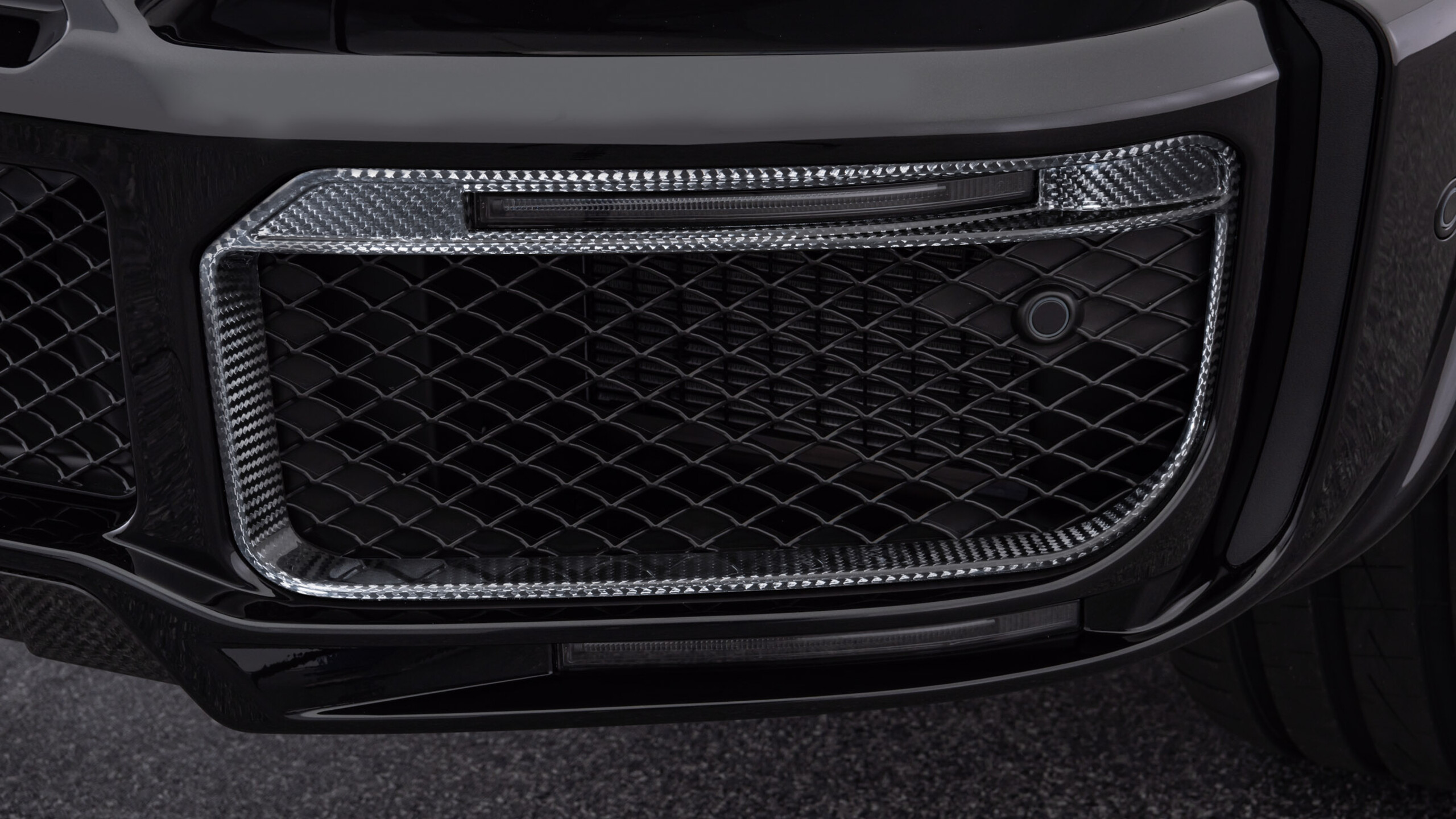 Carbon front fascia inserts for WIDESTAR for Mercedes – W 463A – G 350 – G 500
