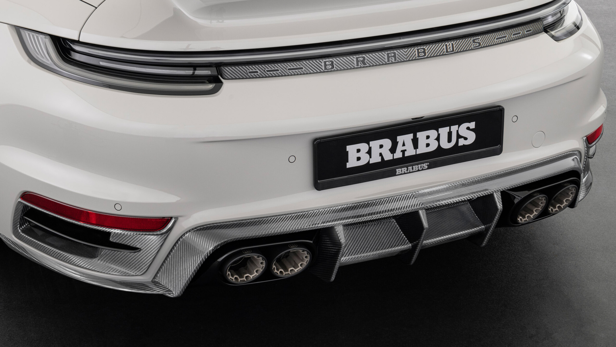 Carbon rear diffuser BRABUS based on Porsche 911 Turbo