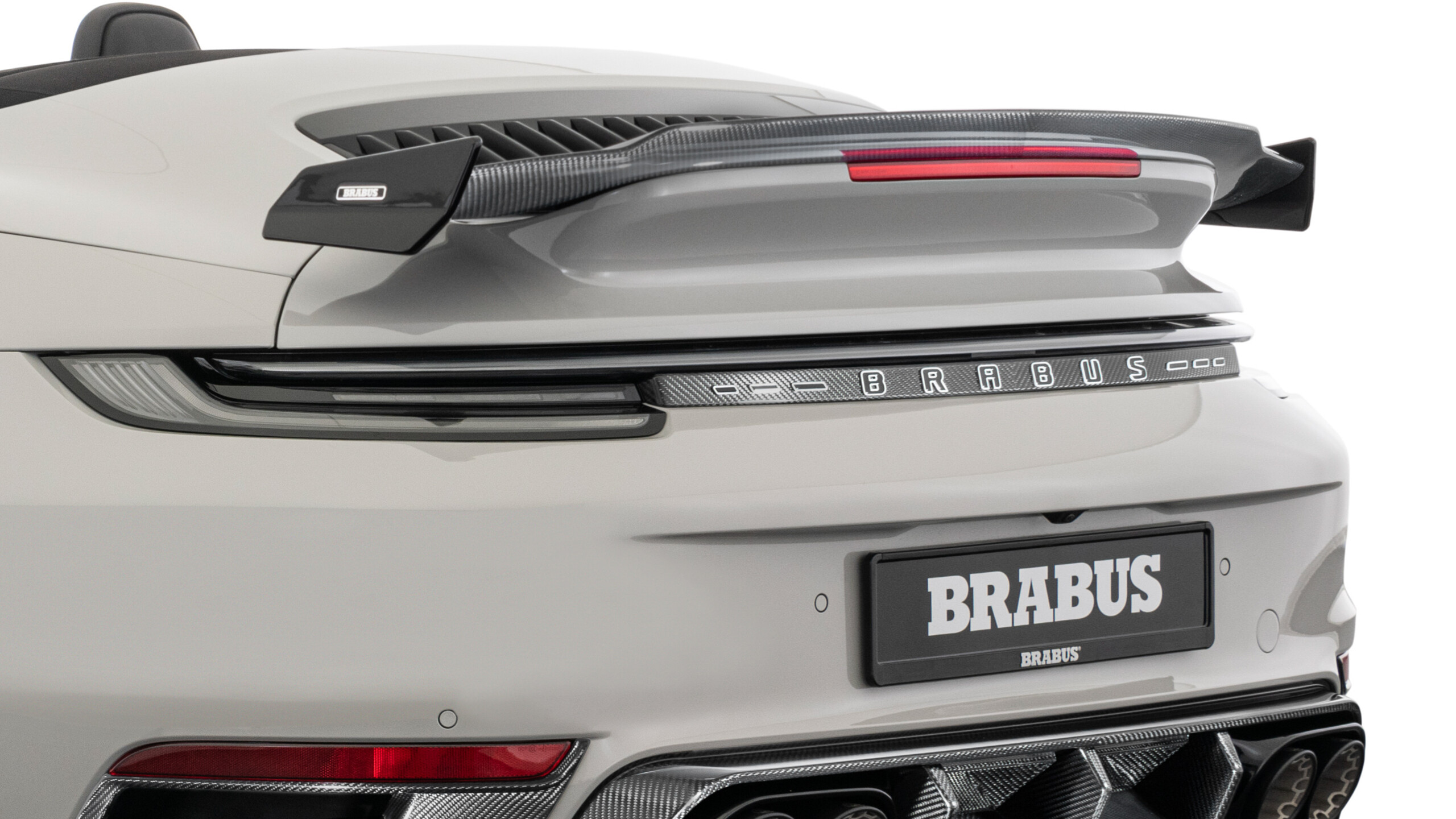 Carbon rear spoiler BRABUS based on Porsche 911 Turbo