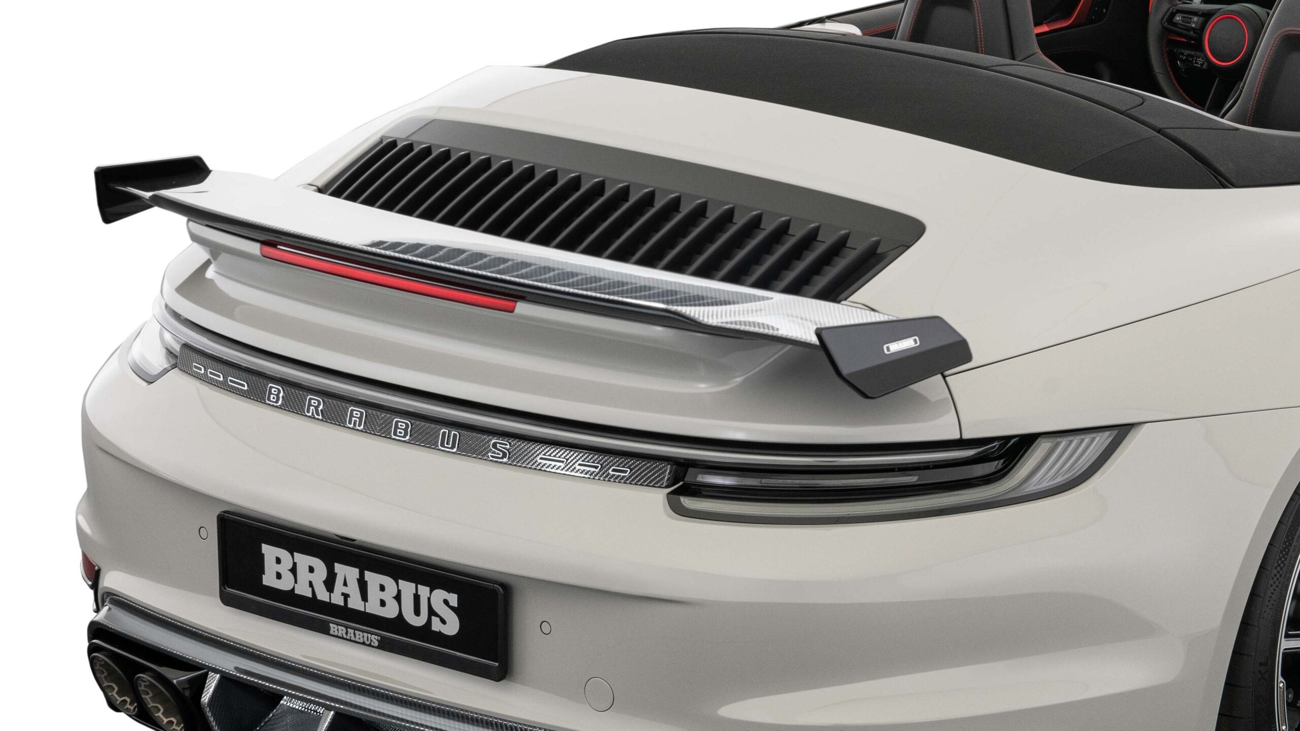 Carbon rear cover BRABUS based on Porsche 911 Turbo