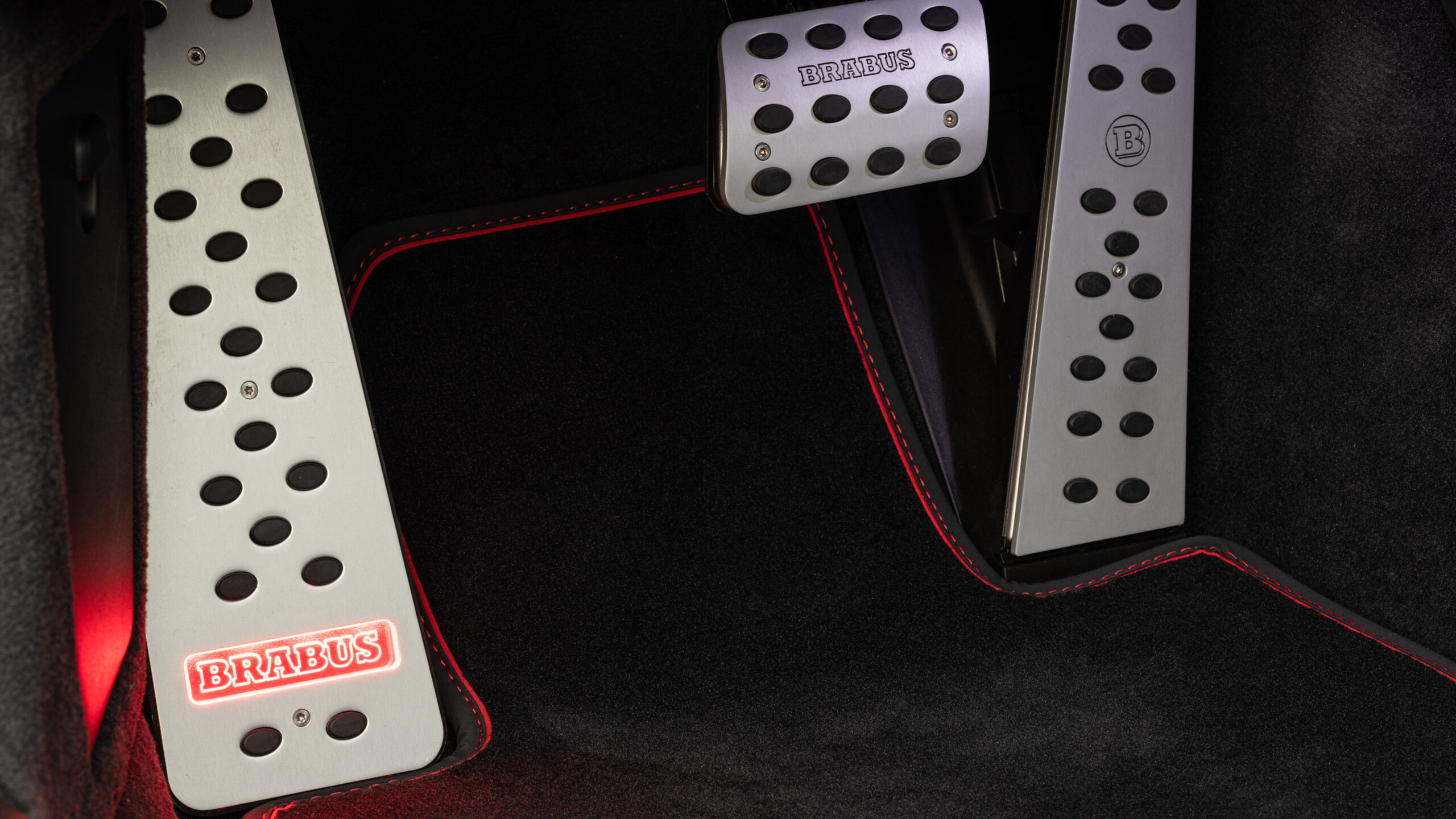 Aluminum Pedal pads BRABUS based on Porsche Taycan