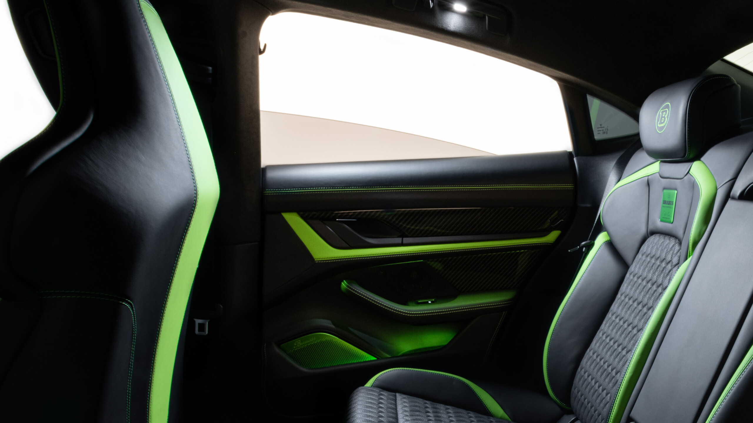 Leather door panels BRABUS based on Porsche Taycan