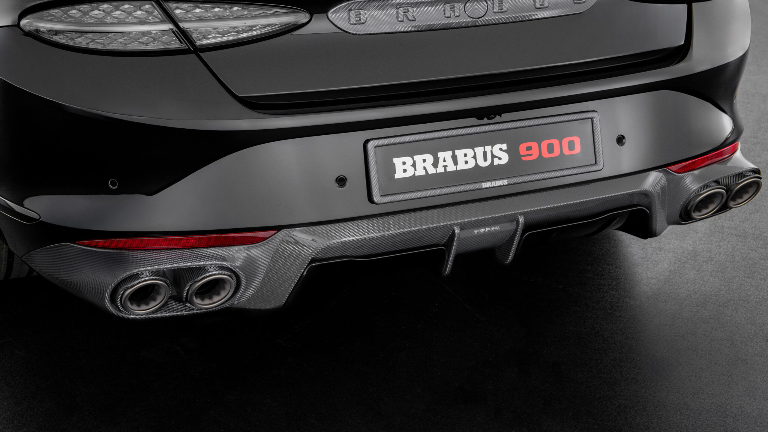 Carbon rear diffuser BRABUS based on Bentley Continental GTC Speed