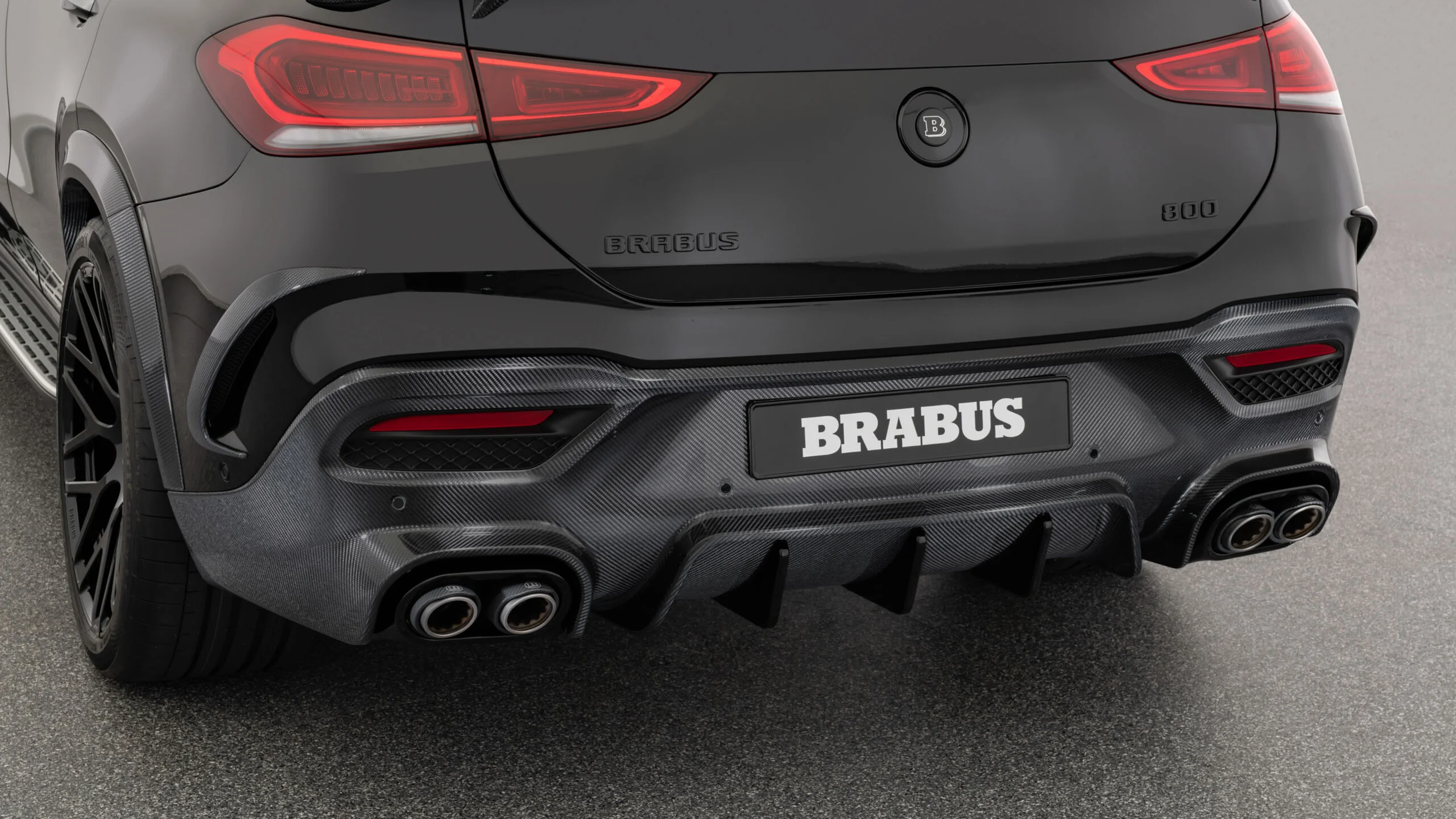 Carbon rear skirt for Mercedes – C 167 – AMG GLE 63