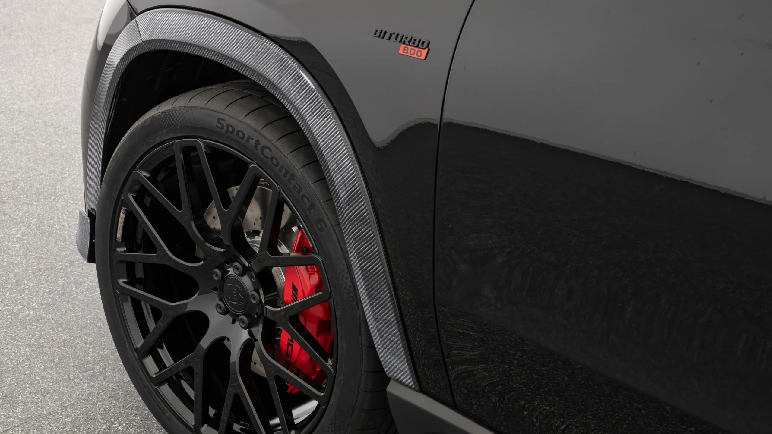 Carbon fender add-on parts for Mercedes – C 167 – AMG GLE 63