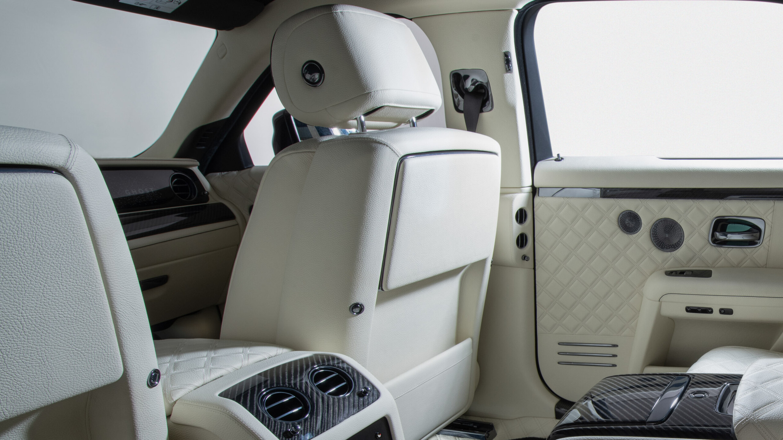leather seat back cover front seats BRABUS based on Rolls-Royce Ghost