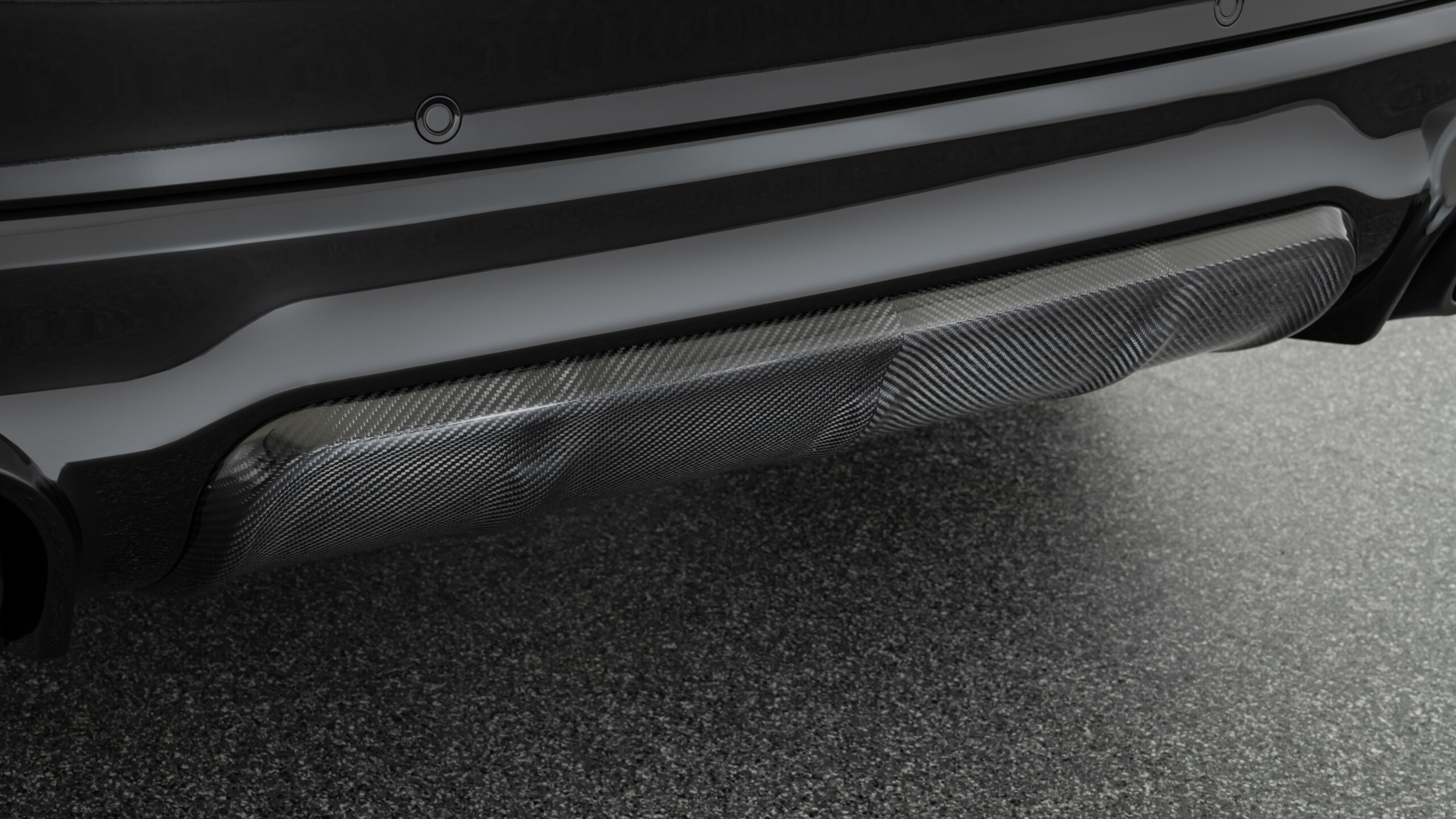 Rear skirt in PUR with carbon Rear diffuser for Mercedes – X 167 – Maybach GLS 600
