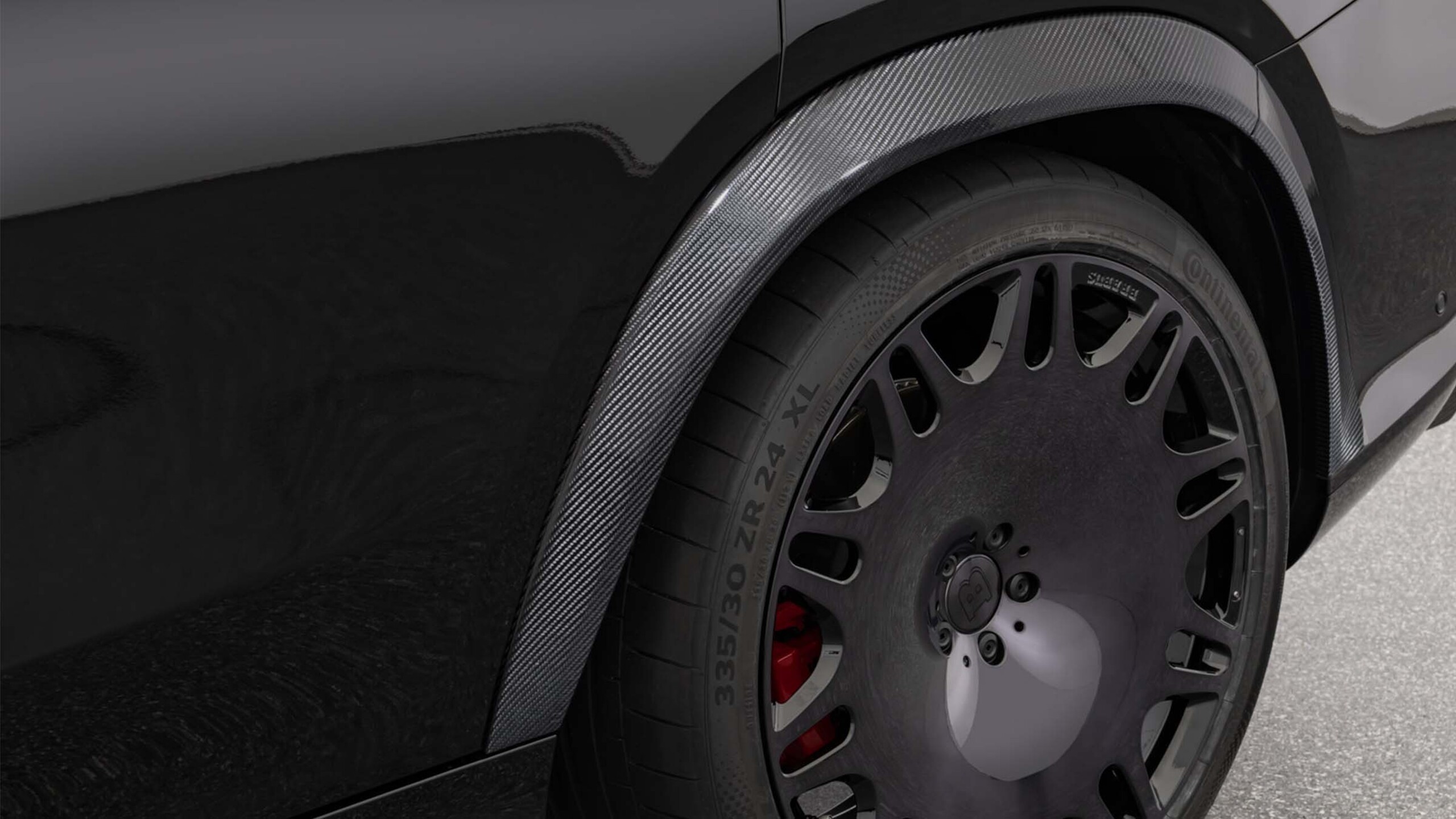 Carbon fender add – on parts for Mercedes – X 167 – Maybach GLS 600