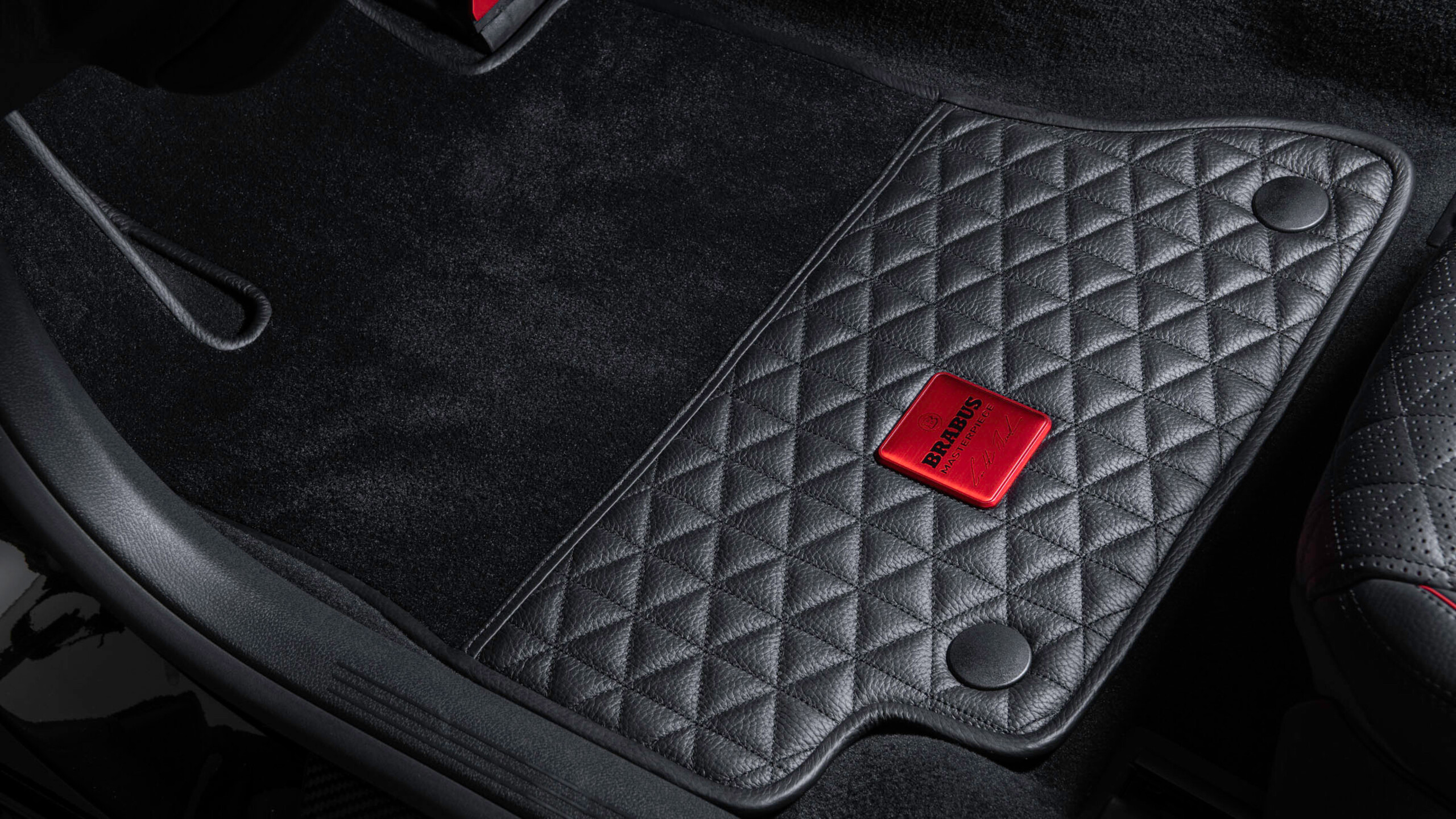 Leather floor mats quilted for Mercedes – X 290 – AMG GT 53