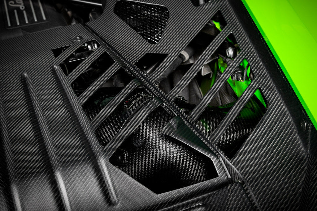 Matte Carbon Fiber Engine Cover for LAMBORGHINI Huracan thumbnail 7