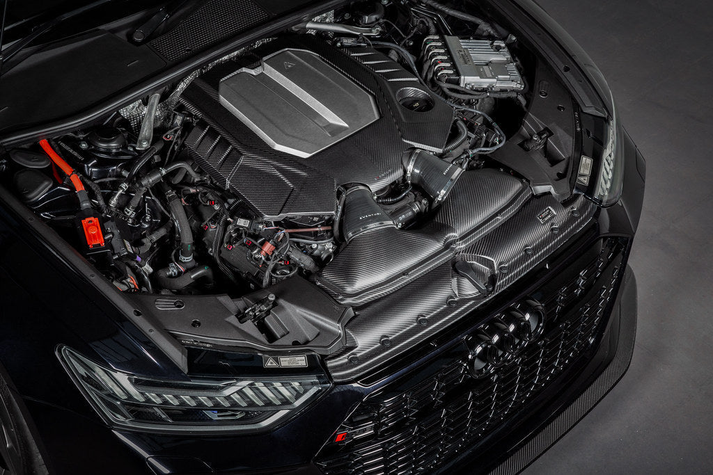 Carbon Fiber Engine Cover for AUDI C8 RS6 / RS7 thumbnail 7