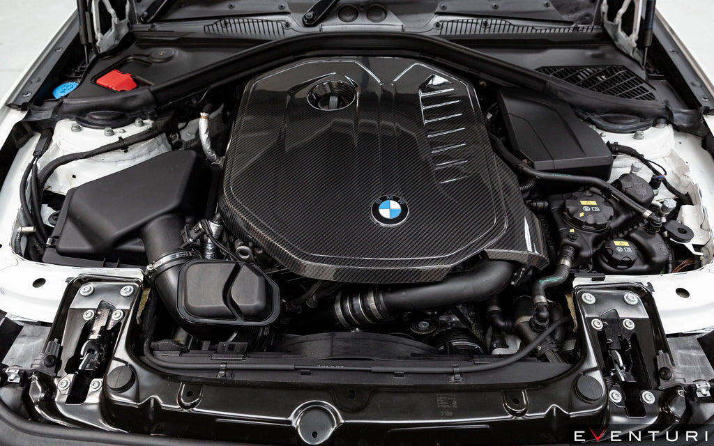 Eventuri Carbon Engine Cover for BMW B58, B58F, F22, F30, F32, F36, M240i, M340i thumbnail 5