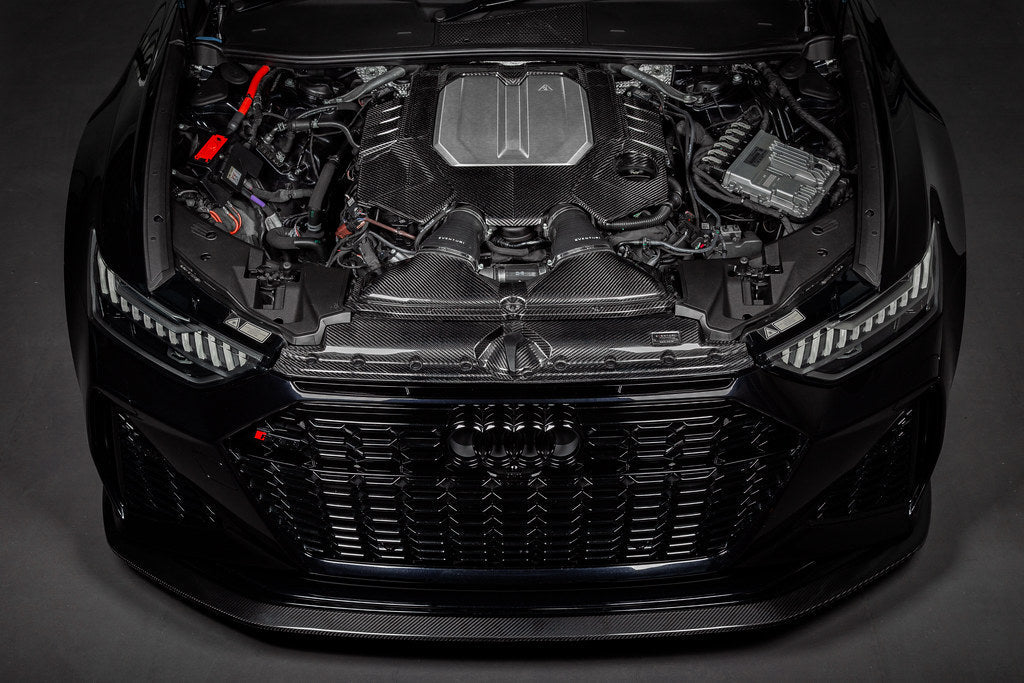 Carbon Fiber Engine Cover for AUDI C8 RS6 / RS7 thumbnail 8