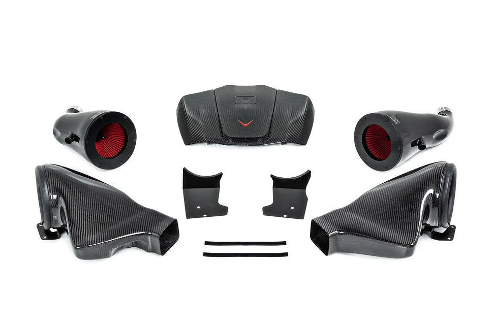 Carbon Fiber Intake System for MERCEDES-Benz C190/R190 AMG GTR, GTS, GT thumbnail 2