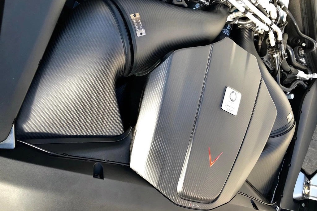 Carbon Fiber Intake System for MERCEDES-Benz C190/R190 AMG GTR, GTS, GT thumbnail 8