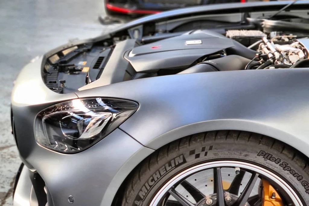 Carbon Fiber Intake System for MERCEDES-Benz C190/R190 AMG GTR, GTS, GT thumbnail 7