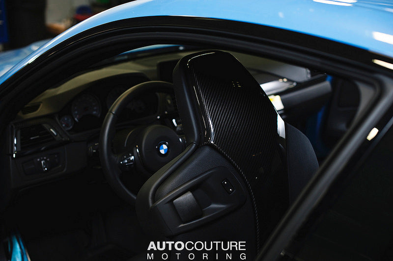 Карбонові накладки на спинки крісел для BMW F8X M3/M4 thumbnail 2