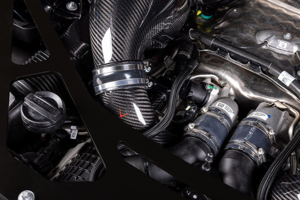 Carbon Turbo Inlet Tubes for BMW X5M (F95) Pre-LCI / X6M (F96) Pre-LCI / XM (G09) thumbnail 4
