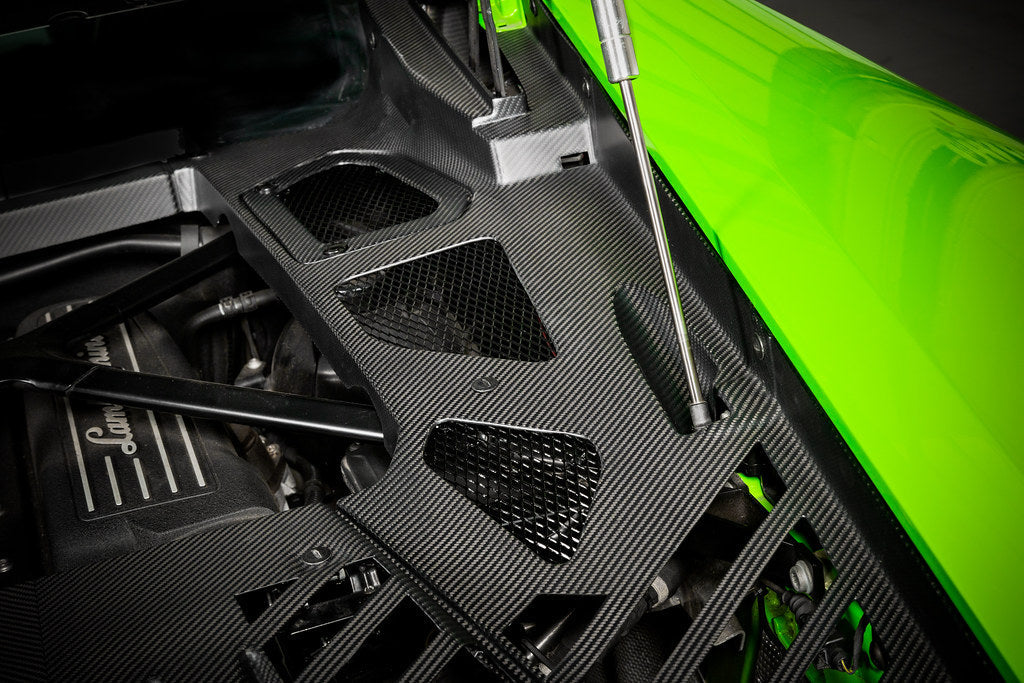 Matte Carbon Fiber Engine Cover for LAMBORGHINI Huracan thumbnail 8