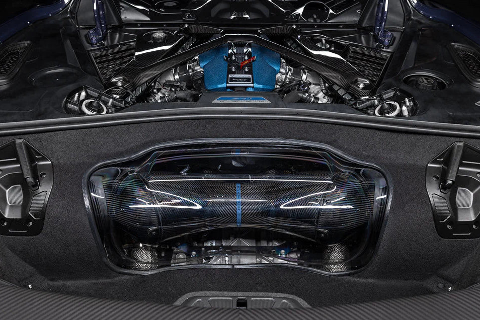 Карбонова впускна система Eventuri для Chevrolet Corvette C8 ZR1 Coupe (Black Carbon) thumbnail 2