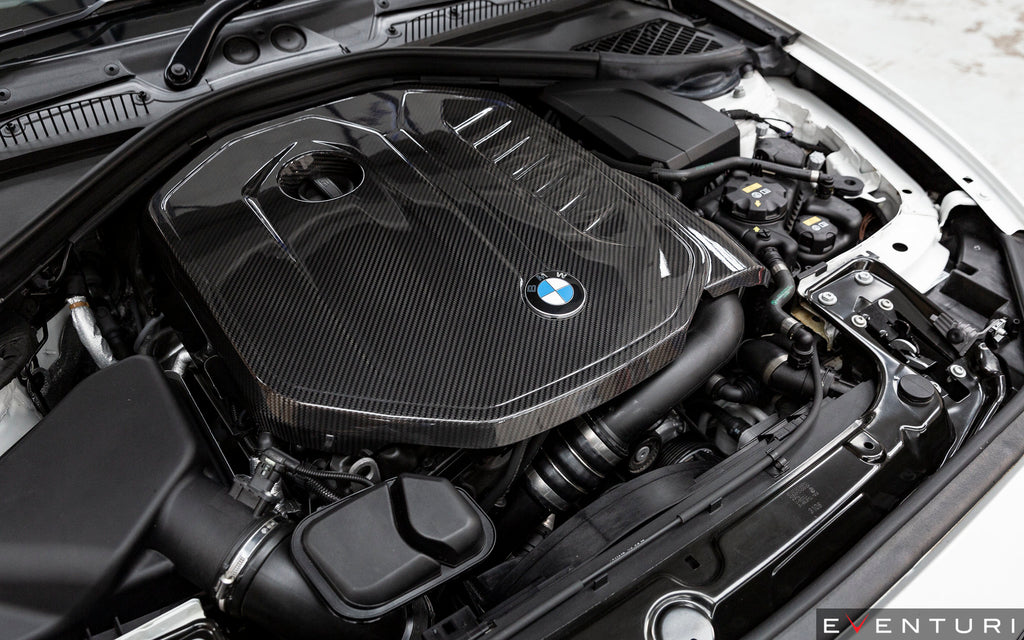 Eventuri Carbon Engine Cover for BMW B58, B58F, F22, F30, F32, F36, M240i, M340i thumbnail 2