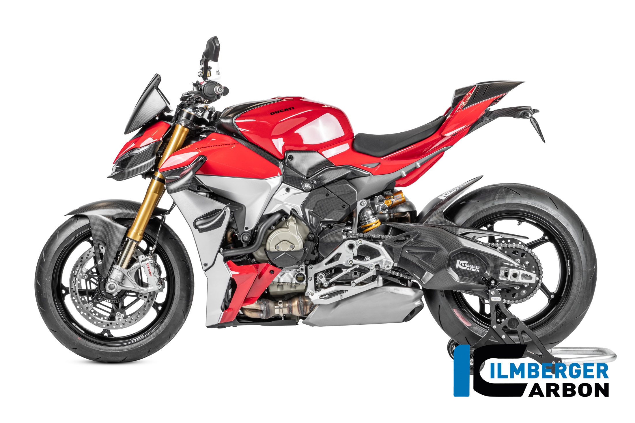 Накладка рами (зліва) матовий карбон Panigale V4 2025