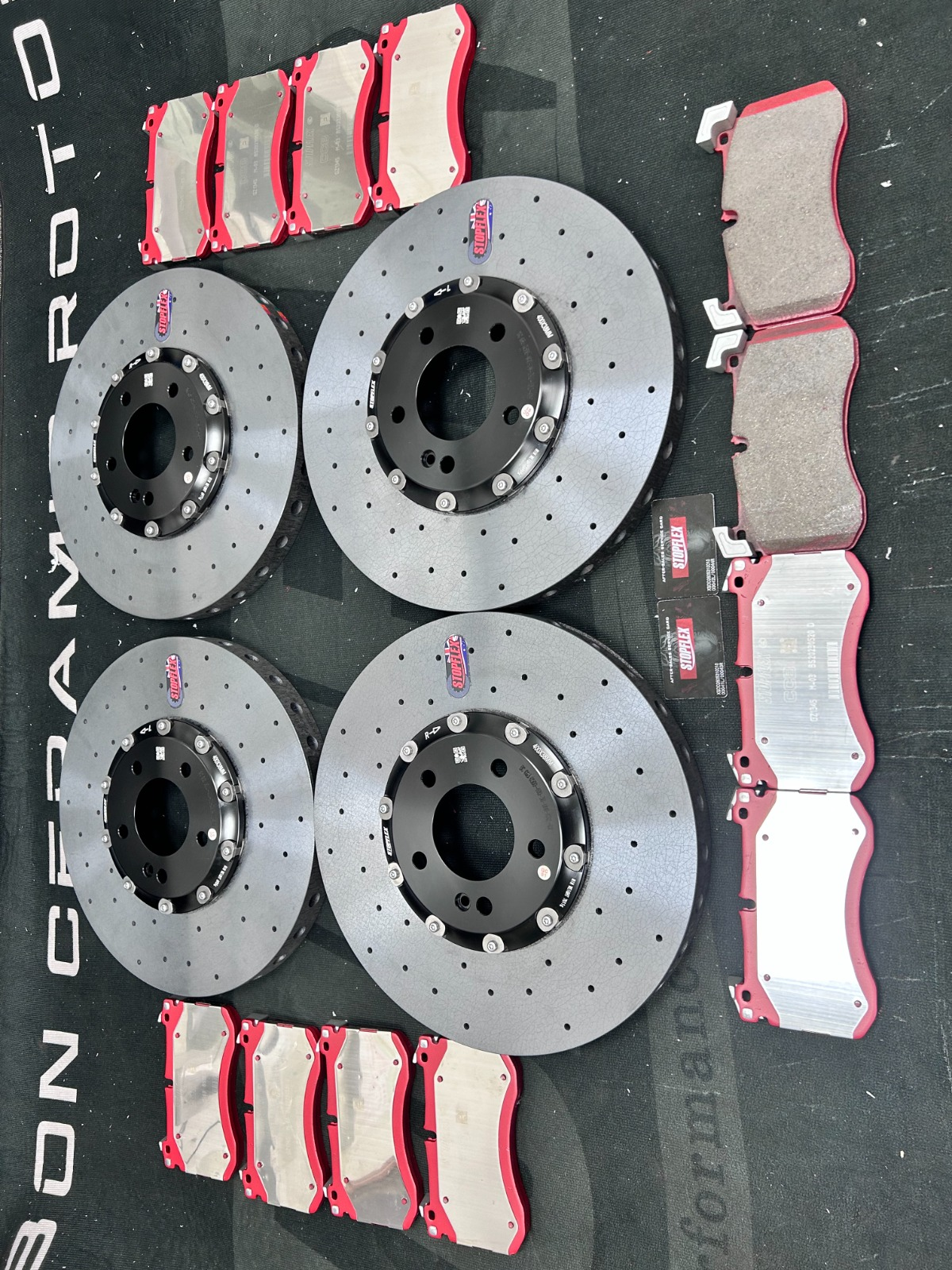 Povnyi Kit STOPFLEX Long-Fiber CCB 400/370 Mm For Mercedes-AMG G63 W465