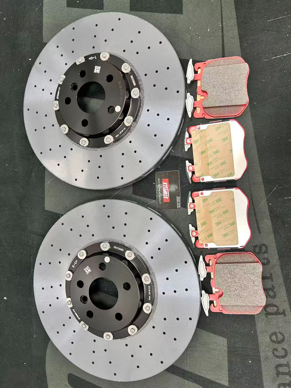 Front STOPFLEX Long-Fiber CCB Brake Kit 395 mm for BMW X7 M60i G07