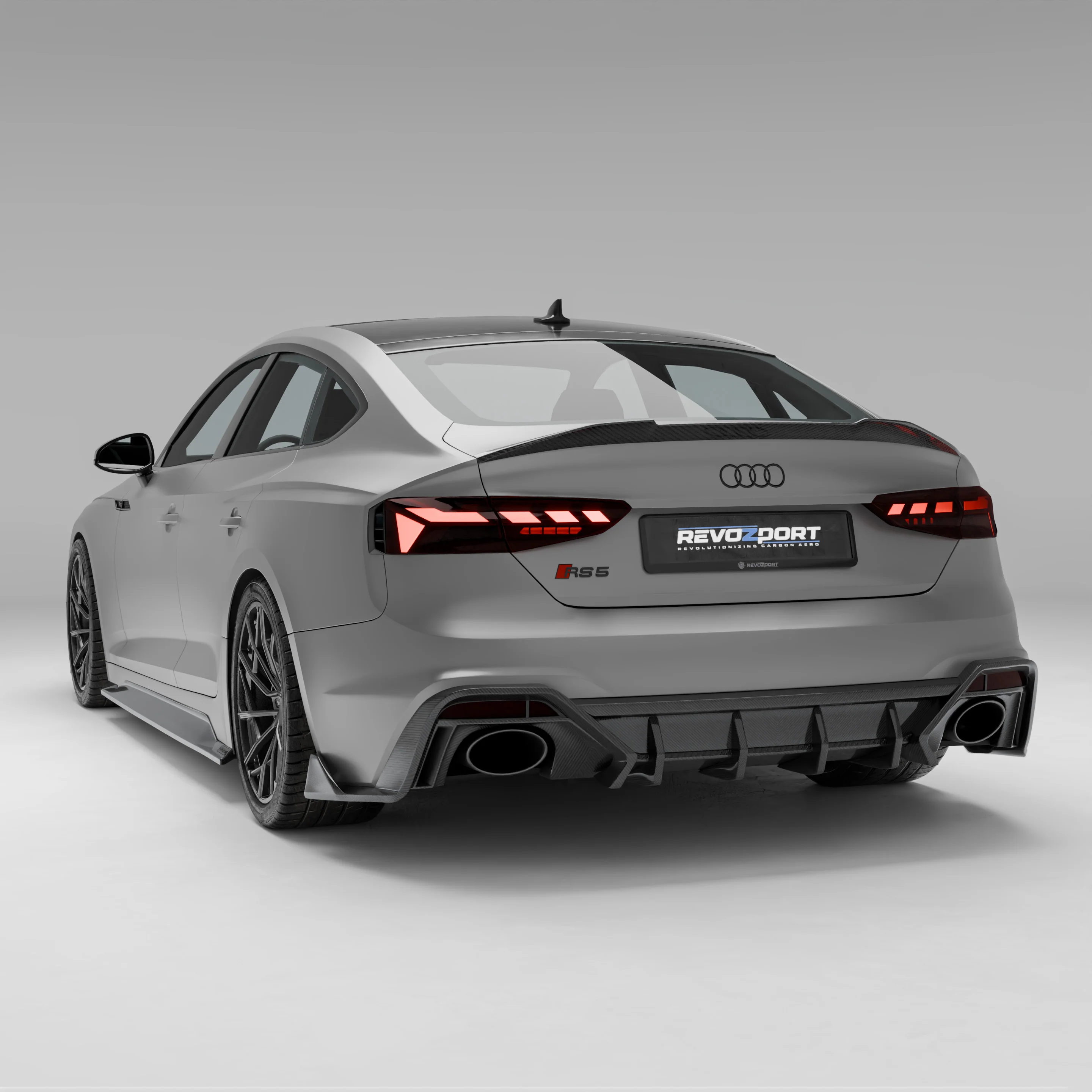 Carbon Fiber Rear Diffuser for Audi RS5 B9.5 Sportback thumbnail 8